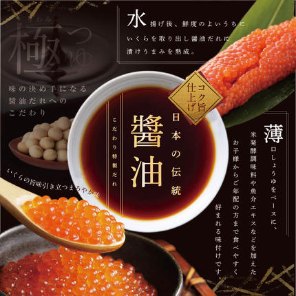 北海道別海町のふるさと納税 すぐ食べれる 本場「北海道」 いくら醤油漬 250g【NK000NQ13】( いくら いくら醤油漬け いくら醤油漬 醤油いくら 鮭いくら 国産いくら 北海道産いくら 道産いくら 地場産いくら 別海町 ふるさと納税 ふるさと ikura お届け）