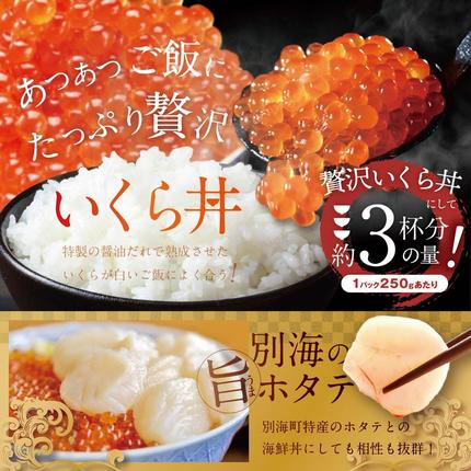 北海道別海町のふるさと納税 すぐ食べれる 本場「北海道」 いくら醤油漬 250g【NK000NQ13】( いくら いくら醤油漬け いくら醤油漬 醤油いくら 鮭いくら 国産いくら 北海道産いくら 道産いくら 地場産いくら 別海町 ふるさと納税 ふるさと ikura お届け）