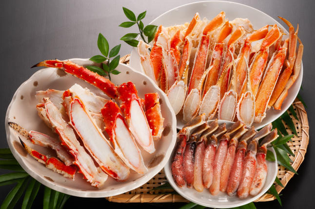 茨城県大洗町のふるさと納税 贅沢かに三昧セット ボイル ( タラバ ズワイ ) 生ズワイ セット カット済 カニ かに 蟹 かにしゃぶ 焼きガニ 鍋 生 ズワイガニ タラバガニ 食べ比べ