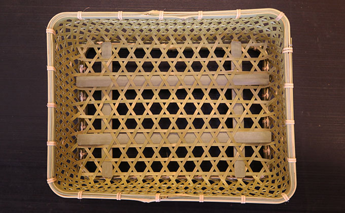 一点ずつ手作り】自然素材にこだわった椀籠（角型） 工芸品 雑貨