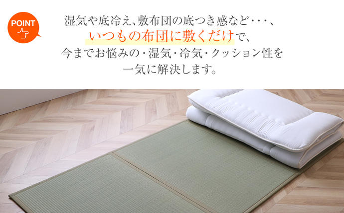 福岡県大木町のふるさと納税 い草マットレス　（100×210）　AA038