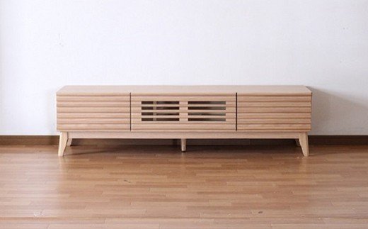 福岡県大木町のふるさと納税 【開梱・設置】アゼル 150cm テレビボード（ナチュラル）　AX001