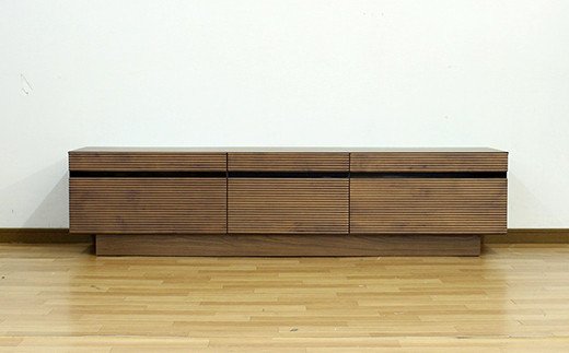 福岡県大木町のふるさと納税 【開梱・設置】ミリオン 166cm テレビボード（ウォールナット）　AX024