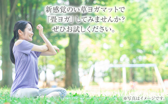 福岡県大木町のふるさと納税 畳ヨガＥＣＯ　ｓｋｙｓｅａ　（６６×１８５）（ブルー）　AA065