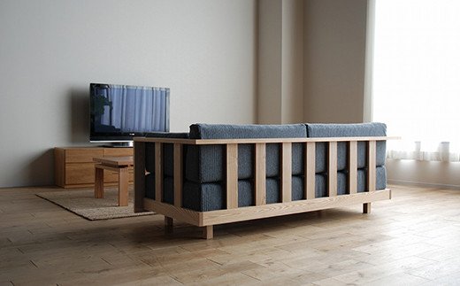 福岡県大木町のふるさと納税 ソファ チェア 【開梱・設置】 ナープ ソファ2.5P（190cm）　TO-BL/TN　AL154