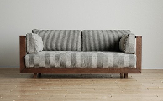 福岡県大木町のふるさと納税 ソファ チェア 【開梱・設置】ナープ　ソファ2P（170cm）　TO-GY/CH　AL157