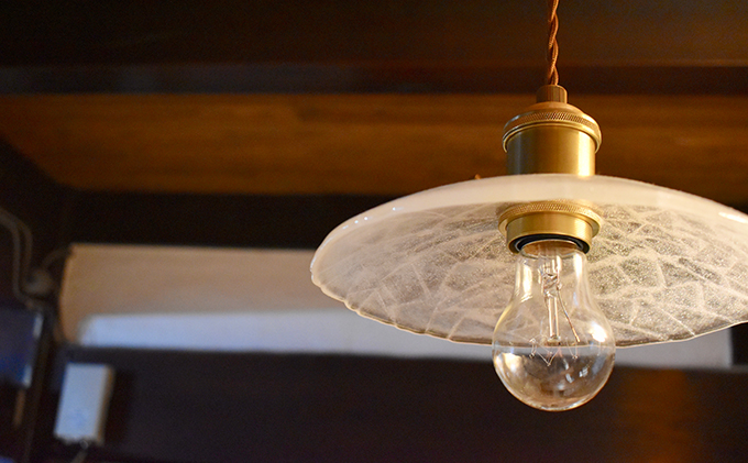 滋賀県米原市のふるさと納税 ガラスのランプシェード インテリア 工芸品 ガラス製 家具