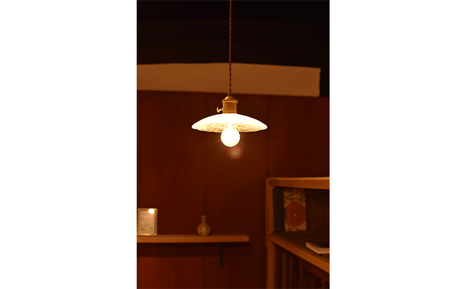 滋賀県米原市のふるさと納税 ガラスのランプシェード インテリア 工芸品 ガラス製 家具