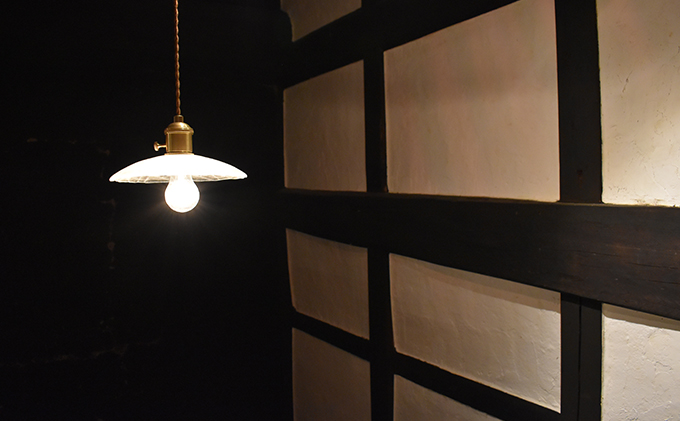 滋賀県米原市のふるさと納税 ガラスのランプシェード インテリア 工芸品 ガラス製 家具