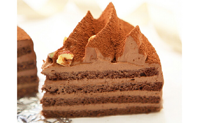 北海道新ひだか町のふるさと納税 口どけなめらか生チョコケーキ 『フラワーショコラ』　 北海道・新ひだか町のオリジナルケーキ