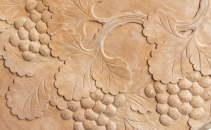 長野県軽井沢町のふるさと納税 収納 ムーンチェスト チェスト 家具 インテリア 雑貨 日用品 民芸品 工芸品 軽井沢彫